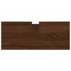 vidaXL Bathroom Cabinet Brown Oak 80x33x60 cm Engineered Wood
