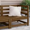 vidaXL Garden Corner Sofa Honey Brown Solid Wood Pine