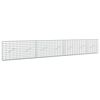 vidaXL Gabion with 3.5 mm Wire and 5x10 cm Mesh 350x10x50 cm