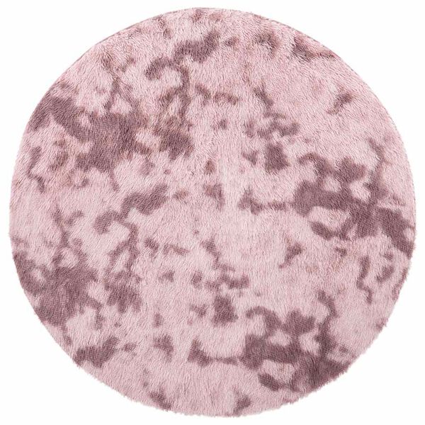 vidaXL Shaggy Rug High Pile NAVARRA Dusty Pink 240x240 cm Polyester