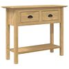 vidaXL Console Table with Drawer BODO Honey Brown 91 x 34.7 x 74 cm