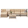 vidaXL 6 Piece Garden Sofa Set Solid Wood Pine