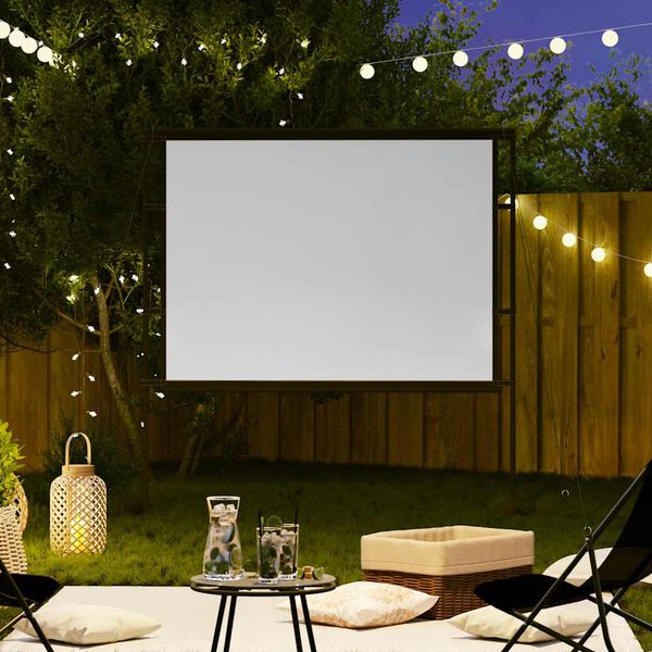 vidaXL Projection Screen with Stands 100 Inch 4:3