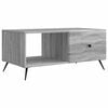 vidaXL Coffee Table Grey Sonoma 90 x 50 x 40 cm Engineered Wood