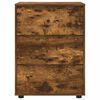 vidaXL Storage Cabinet Smoked Oak 60 x 48 x 81 cm Engineered Wood