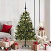 vidaXL Artificial Hinged Christmas Tree with Cones Green 150 cm