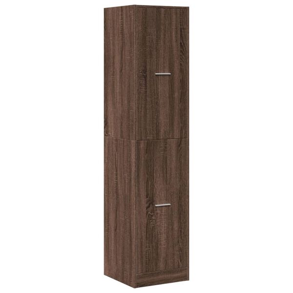 vidaXL Apothecary Cabinet&nbsp;Brown Oak 40x41x174.5 cm Engineered Wood