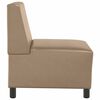 vidaXL Modular Sofa Unit Armless Cappuccino 55 x 74 x 82 cm