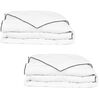 vidaXL Duvets 2 pcs 155 x 220 cm Winter White Breathable