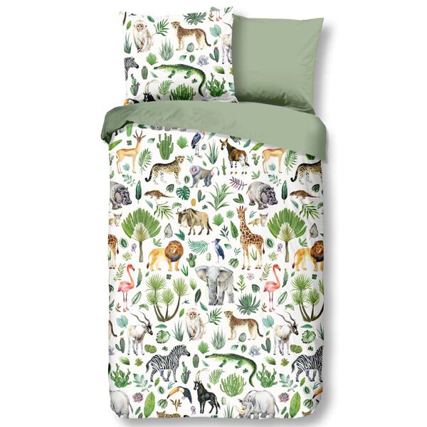 Good Morning Kids Duvet Cover JUNGLE 135x200 cm Multicolour
