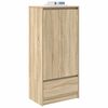vidaXL Cabinet with Drawer Sonoma Oak 55.5x34x119.5 cm Engineered Wood