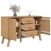vidaXL Sideboard OLDEN Brown 114x43x73.5cm Solid Wood Pine