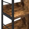 vidaXL Bookshelf Smoked Oak 82 x 32 x 112 cm Engineered Wood