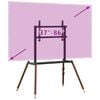 vidaXL Easel TV Stand for 37-86 Inch Screen Max VESA 400x600 mm 60 kg