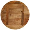 vidaXL Table Top Ø 40x2.5 cm Round Solid Wood Mango