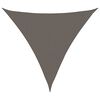 vidaXL Sunshade Sail HDPE Triangular 5x5x5 m Anthracite