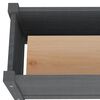 vidaXL Garden Raised Beds 2 pcs Grey 150x31x31 cm Solid Pinewood