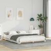 vidaXL Floor Bed Frame White 160 x 210 cm Solid pine wood