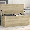 vidaXL Storage Box Sonoma Oak 90x35x35 cm Engineered Wood