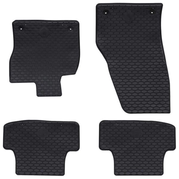 vidaXL Car Mat 4 pcs Black VW T-ROC TPE