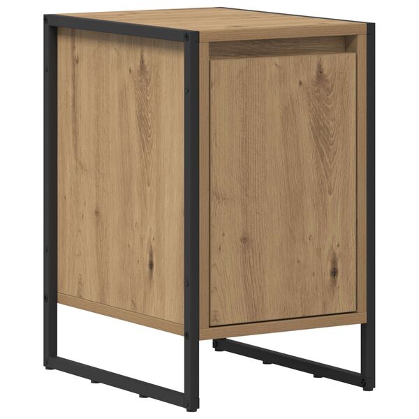 vidaXL Bedside Table Artisian Oak 39.5 x 30 x 50 cm Engineered Wood