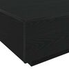 vidaXL Coffee Table Black Oak 85 x 55 x 31 cm Engineered Wood
