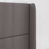 vidaXL Headboard Ear Grey 80 x 16 x 4 cm PVC