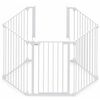 Noma 5-Panel Safety Gate Modular Metal White 94047