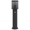vidaXL Outdoor Floor Lamp with Sensor Black 60 cm Stainless Steel