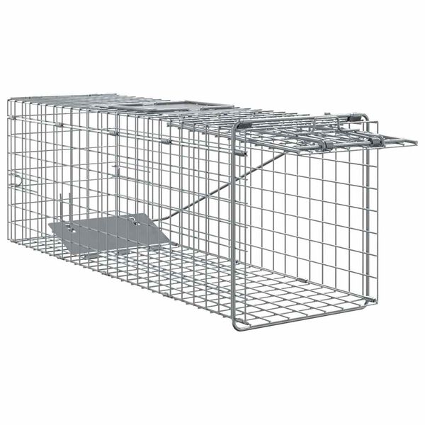 vidaXL Animal Trap Anthracite 61 x 20 x 21.5 cm Steel