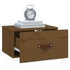 vidaXL Wall-mounted Bedside Cabinets 2 pcs Honey Brown 40x29.5x22 cm