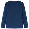 Kids' T-shirt with Long Sleeves Navy Blue 104