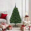 vidaXL Artificial Christmas Tree with Stand Green 120 cm PVC and Metal