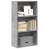 vidaXL Bookcase Concrete Grey 60x30x114 cm Engineered Wood