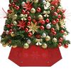 vidaXL Christmas Tree Skirt Red &Oslash;68x25 cm