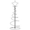 vidaXL LED Christmas Tree 80 LEDs Warm White 120 cm