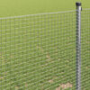 vidaXL Welded Wire Fence Silver 0.8 x 10 m