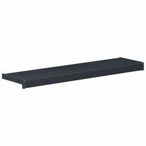 vidaXL Window Sill Anthracite with wood grain 60 x 25 x 4.5 cm PVC