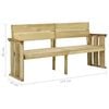 vidaXL Garden Bench 172 cm Impregnated Pinewood