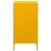 vidaXL Sideboard Mustard Yellow 35x39x73.5 cm Cold-rolled Steel