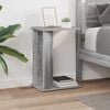 vidaXL End Table Grey Sonoma 35 x 25 x 50 cm Engineered Wood