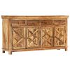 vidaXL Sideboard with 4 Drawers 160x40x85 cm Solid Mango Wood