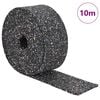 vidaXL Rubber Granulate Roll Black 1000 x 8 x 0.6 cm Rubber