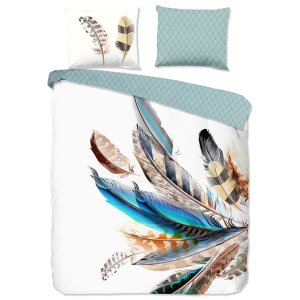 Good Morning Duvet Cover FEATHER 140x200/220 cm Multicolour