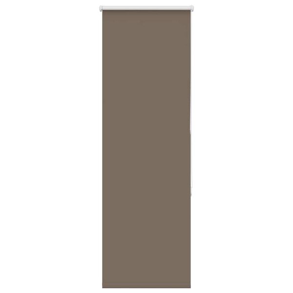 vidaXL Roller Blind Blackout Coffee 55x130 cm Fabric Width 50.7 cm Polyester