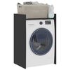 vidaXL Wash Machine Cabinet with Storage Black Oak 67.5 x 48 x 97 cm