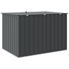 vidaXL Garden Storage Box Black 151.5 x 107 x 100 cm Steel