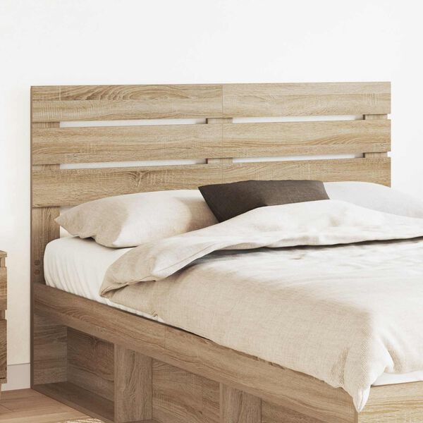 vidaXL Headboard Sonoma Oak 160 cm Engineered wood
