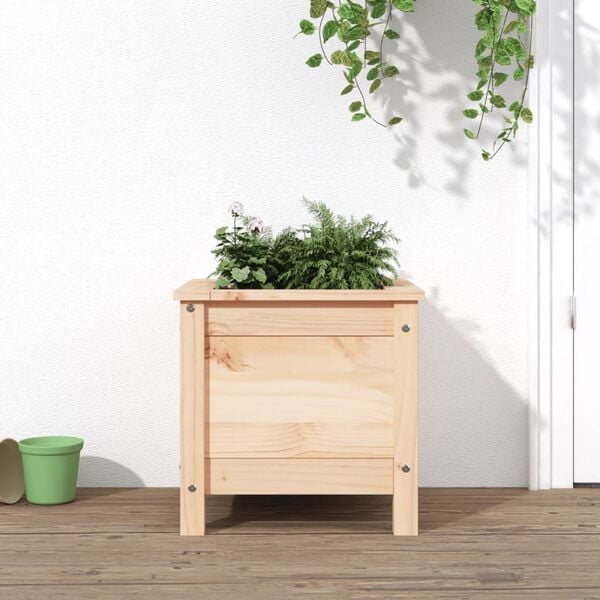 vidaXL Garden Planter 40x40x39 cm Solid Wood Pine