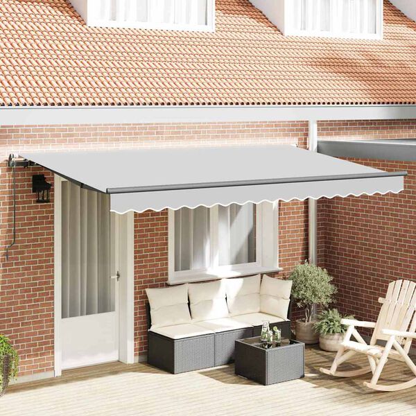 vidaXL Awning Frame Anthracite 4 x 2 m Metal